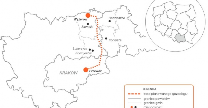 GAZ-SYSTEM uzyskał decyzję lokalizacyjną dla gazociągu Wężerów-Przewóz