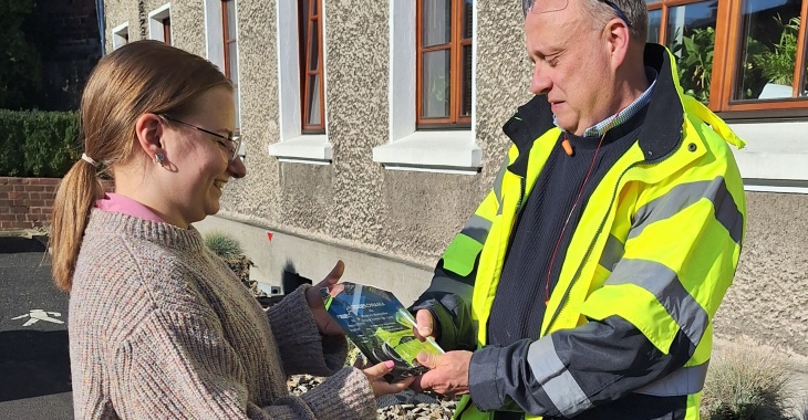 Jacek Sawicki, dyrektor Browaru Namysłów, odebrał podziękowanie za pomoc w przygotowaniu Kongresu