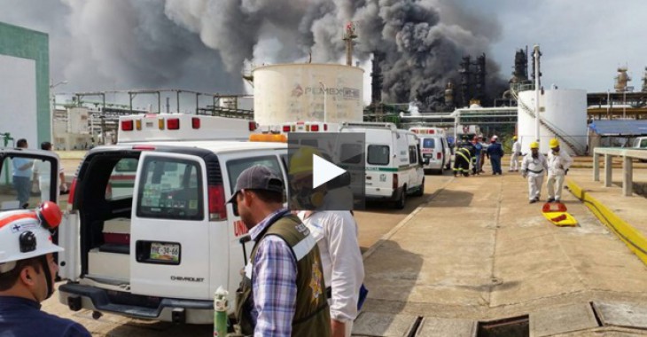 Wybuch w zakładach petrochemicznych w Meksyku