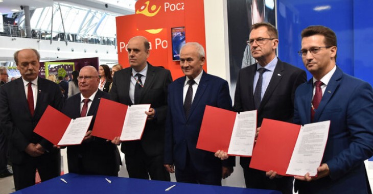 Poczta Polska, Grupa Enea i KZŁ podpisały list intencyjny na rzecz rozwijania elektromobilności